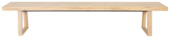 Wakefield eettafelbank Mats 240 cm light teak hout