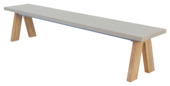 Wakefield eettafelbank Vic 215 cm light teak hout