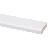 Koplat recht grenen wit gelakt 12x45mm 270cm