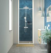 Sealskin draaideur voor nis Contour mat wit 90 x 200 cm