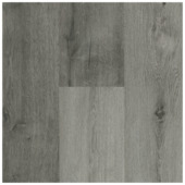 Kleurstaal click PVC Basic rechte stroken donkergrijs eiken houtlook