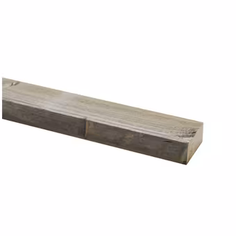 Steigerhouten lat geborsteld ca. 29x62 mm, lengte 250 cm vergrijsd
