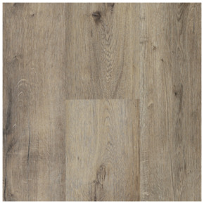 Click PVC Basic rechte stroken grijs/bruin eiken houtlook