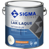 Sigma lak interieur RAL 9010 zijdeglans 2,5 L