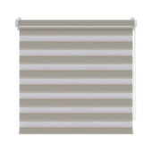 Decosol duo rolgordijn lichtdoorlatend t.b.v. draaikiepraam grijs (kleurnr. 4313) 77x160 cm (bxh)