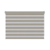 Decosol duo rolgordijn lichtdoorlatend t.b.v. draaikiepraam grijs (kleurnr. 4313) 107x160 cm (bxh)