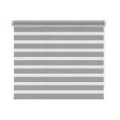 KARWEI duo rolgordijn lichtdoorlatend grijs (kleurnr. 4501) 100x160 cm (bxh)