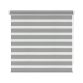 KARWEI duo rolgordijn lichtdoorlatend grijs (kleurnr. 4501) 80x210 cm (bxh)