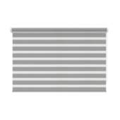 KARWEI duo rolgordijn lichtdoorlatend grijs (kleurnr. 4501) 180x210 cm (bxh)