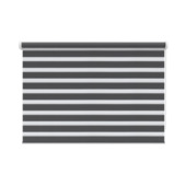 KARWEI duo rolgordijn lichtdoorlatend antraciet (kleurnr. 4502) 180x210 cm (bxh)