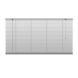 KARWEI aluminium jaloezie 25 mm zilver (221) 160 x 180 cm (bxh)