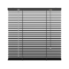 KARWEI aluminium jaloezie 25 mm mat zwart (320) 60 x 130 cm (bxh)