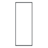 Livn opbouwkader antraciet 260x260 cm