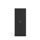 Multifunctionele kast Fabian zwart 170x70x35cm