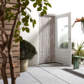 Livn deurgordijn Chenille grijs 100x230 cm