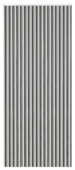 Livn deurgordijn Stripes grijs/wit 100x230 cm