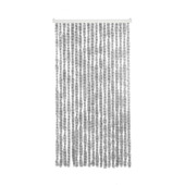 Livn deurgordijn Chenille grijs/donkergrijs 100x230 cm
