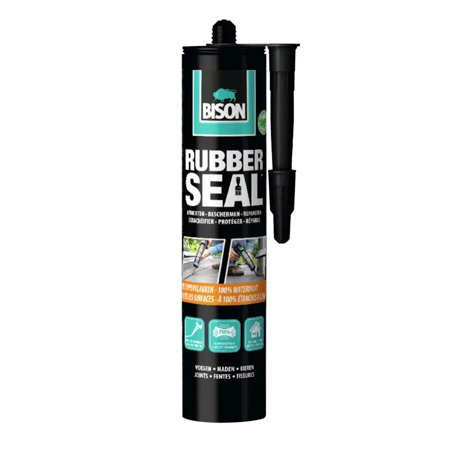 Bison Rubber Seal reparatiekit zwart 310 g