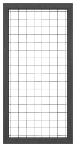 Gaaspaneel verzinkt 180 x 90 cm