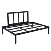 Caddo palletframe Venda 120 cm zwart metaal