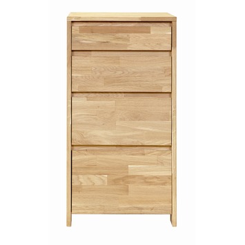 stok Duur strelen WOOOD ladenkast Lars 45x39x89 cm onbehandeld eiken kopen? | Karwei