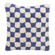 Kussen Check blauw 45x45 cm