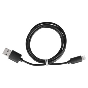Q-link laadsnoer Iphone USB-A kabel 1 meter zwart