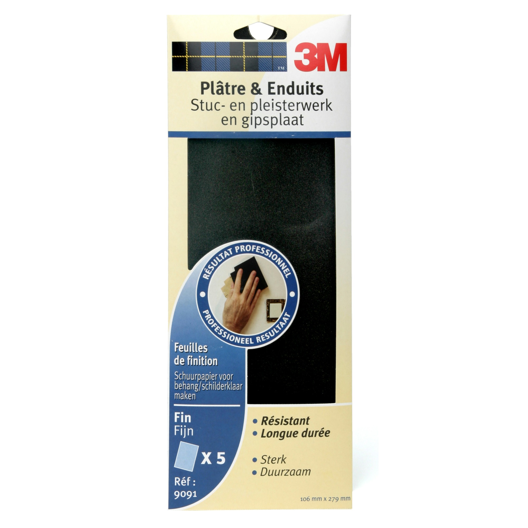 3M Drywall Schuurpapier Fijn 5 Stuks 3m kopen in de aanbieding