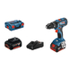 Bosch Professional 18V klopboormachine (63Nm) GSB 18V-28 incl. 2 accu's 4.0Ah + lader en L-BOXX