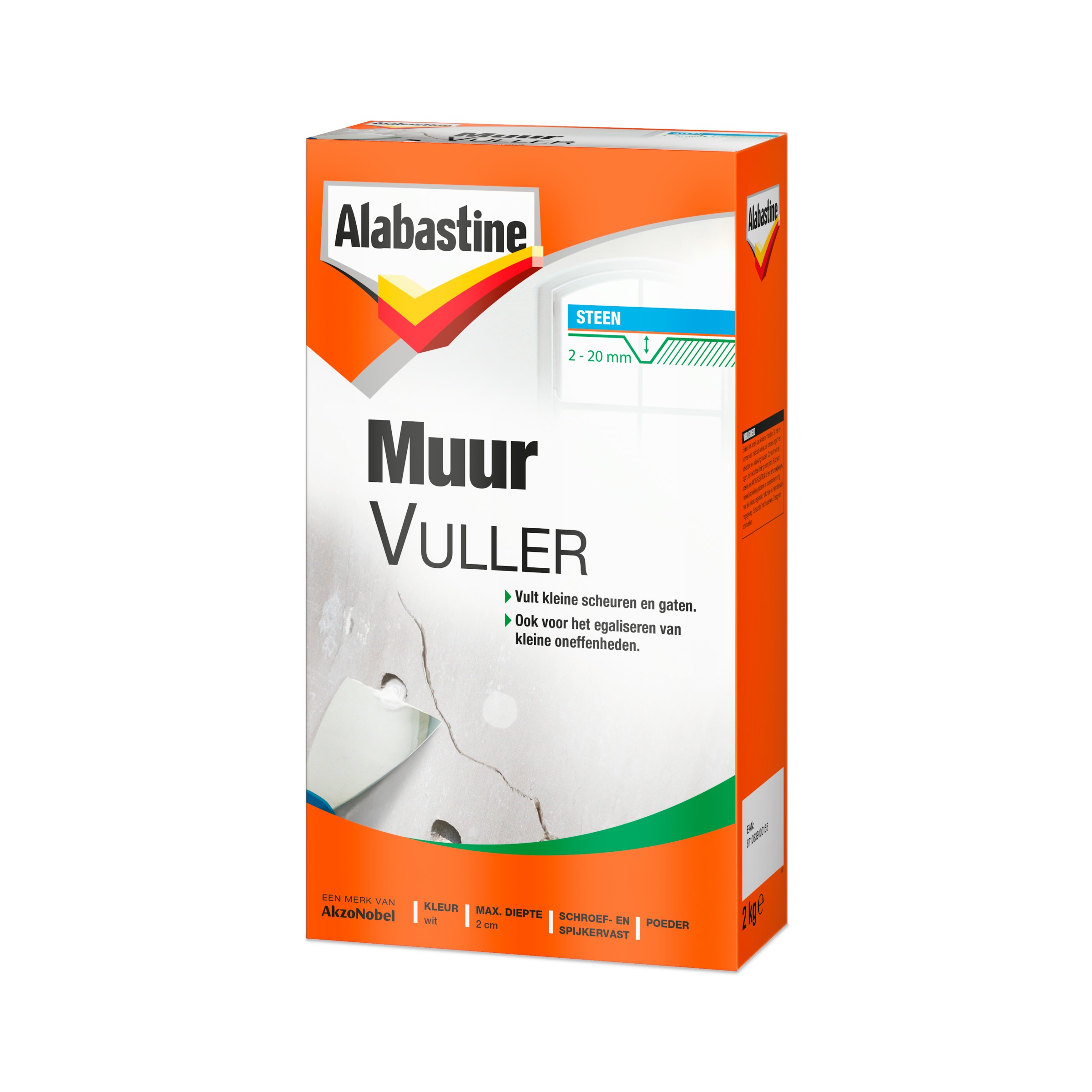 Alabastine Muurvuller 2 Kilogram alabastine kopen in de aanbieding