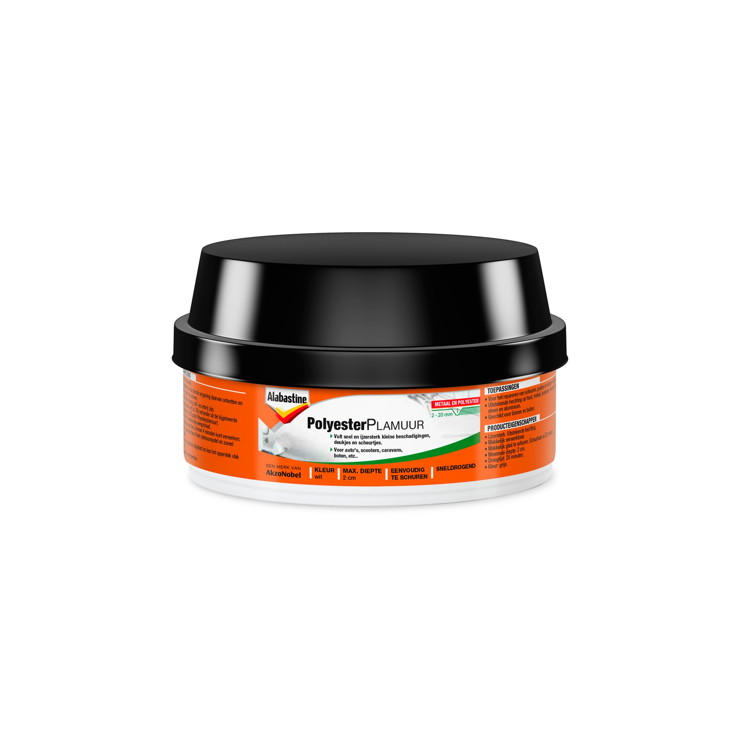 Alabastine Polyesterplamuur Wit 200 alabastine kopen in de aanbieding