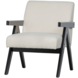 WOOOD fauteuil Lowie naturel zwart-wit