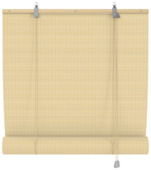 KARWEI bamboe roll-up lichtdoorlatend naturel (kleurnr. 1024) 75x130 cm (bxh)
