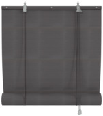 KARWEI bamboe roll-up lichtdoorlatend zwart (kleurnr. 1033) 75x130 cm (bxh)