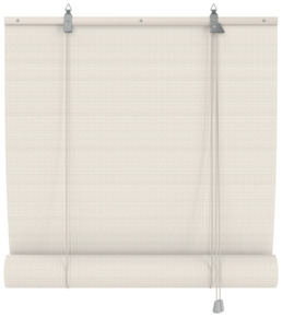 KARWEI bamboe roll-up lichtdoorlatend wit (kleurnr. 1025) 75x130 cm (bxh)
