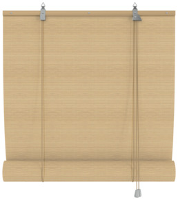 KARWEI bamboe roll-up lichtdoorlatend naturel (kleurnr. 1032) 75x130 cm (bxh)