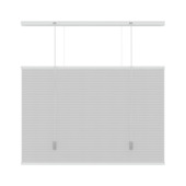 KARWEI dubbel plisségordijn lichtdoorlatend wit (kleurnr. 6001) 80x220 cm (bxh)