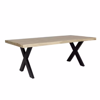Wakefield tuintafel Thijs light teak hout 240 x 90 cm