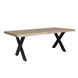 Wakefield eettafel Thijs light teak look hout 240x90 cm