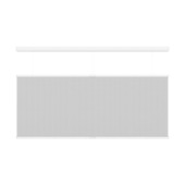 KARWEI dubbel plisségordijn met greepbediening lichtdoorlatend wit (kleurnr. 6001) 200x180 cm (bxh)