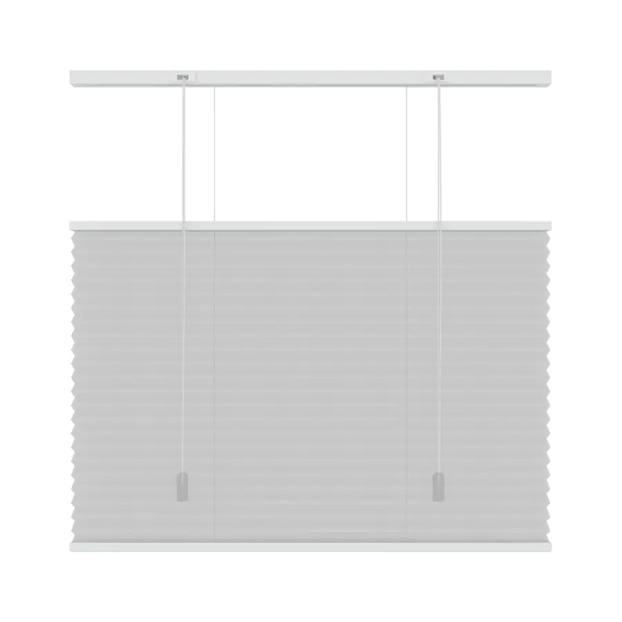 KARWEI enkel plisségordijn lichtdoorlatend wit (kleurnr. 6010) 60x180 cm (bxh)