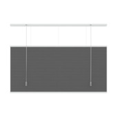 KARWEI dubbel plisségordijn verduisterend antraciet (kleurnr. 6013) 120x180 cm (bxh)