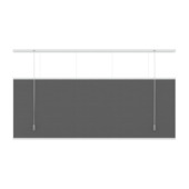 KARWEI dubbel plisségordijn verduisterend antraciet (kleurnr. 6013) 160x220 cm (bxh)