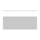 KARWEI enkel plisségordijn lichtdoorlatend wit (kleurnr. 6010) 160x180 cm (bxh)