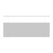 KARWEI enkel plisségordijn lichtdoorlatend wit (kleurnr. 6010) 200x220 cm (bxh)