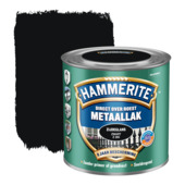 Hammerite Direct over Roest metaallak zijdeglans zwart 250 ml