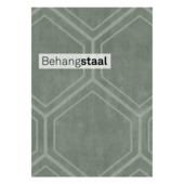 Behangstaal vliesbehang Hexagon groen (dessin 118149)