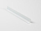 Grosfillex GX Wall aluminium afwerkprofiel wit 260 cm