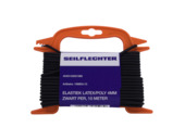 ELASTIEK LATEX/POLY 4MM ZWART 10MTR