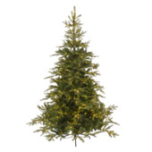 Everlands kunstkerstboom Grandis Fir 180 cm inclusief verlichting